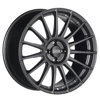 OZ RACING SUPERTURISMO LM MATT GRAPHITE SILVER LETTERING  5X1 7.5x17 5/17 ET50 CB75