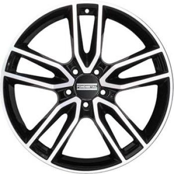 FONDMETAL KOROS GLOSSY BLACK MACHINED  5X112 9x19 9/19 ET44 CB66.6