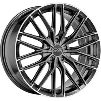 OZ RACING GRAN TURISMO HLT STAR GRAPHITE DIAMOND LIP  5X1 8.5x19 5/19 ET27 CB75