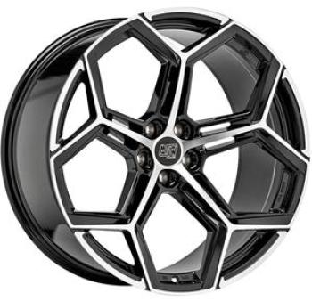 MSW 53 GLOSS BLACK FULL POLISHED 10,5 10.5x22 5/22 ET19 CB66.6