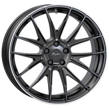 BREYTON RACE GTX MATT BLACK WITH POLISHED LIP  5X 10x20 10/20 ET35 CB66.6