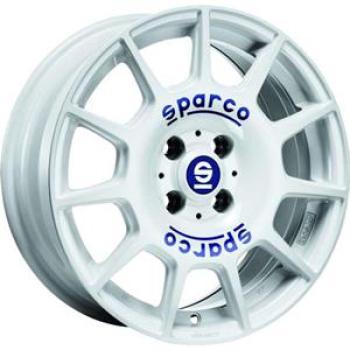 SPARCO TERRA WHITE BLUE LETTERING  5X 7x16 7/16 ET45 CB75