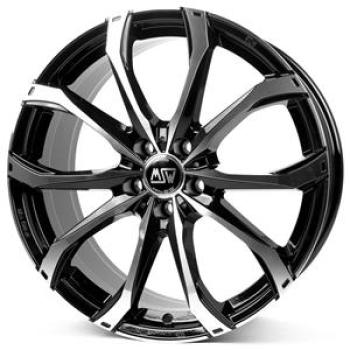 MSW 48 GLOSS BLACK FULL POLISHED 7,5X 7.5x17 5/17 ET45 CB73.1