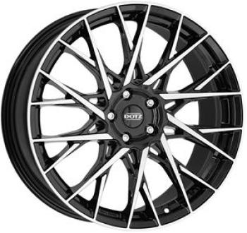 DOTZ FUJI DARK BLACK/POLISHED 7,5X1 7.5x18 5/18 ET45 CB60.1