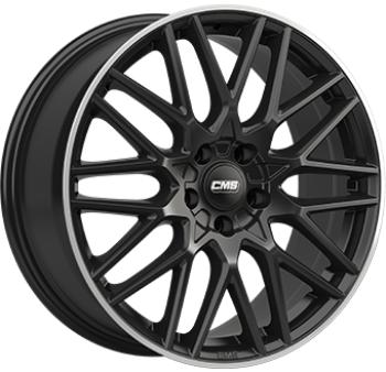 CMS C25 DIAMOND RIM BLACK GLOSS 7,5X 7.5x18 5/18 ET47 CB67.1