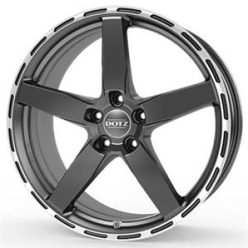 DOTZ MARINABAY DARK GUNMETAL/POLISHED LIP 8,5X1 8.5x18 5/18 ET45 CB71.6