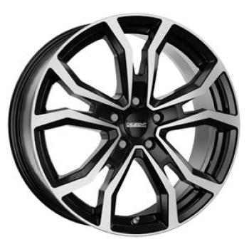 DEZENT TV DARK BLACK/POLISHED 7.5x19 5/19 ET45 CB64.1