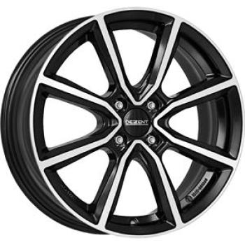 DEZENT TN DARK BLACK/POLISHED  4X 6x16 6/16 ET50 CB54.1