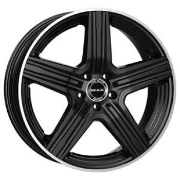 MAK LEWIS-D GLOSS BLACK MIRROR RING 9,5X 9.5x20 5/20 ET57 CB66.6