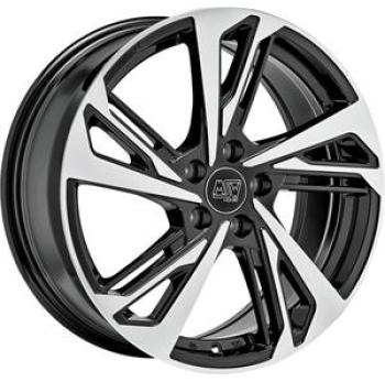 MSW 60 GLOSS BLACK FULL POLISHED 8x18 8/18 ET40 CB66.6