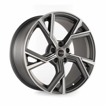AVUS AF20 MATT ANTHARCITE POLISHED 8x18 8/18 ET28 CB66.6