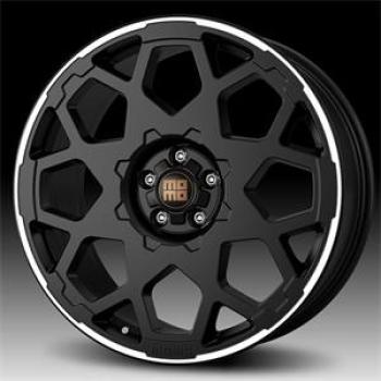 MOMO HEAVY DUTY MATT BLACK POLISHED 8,5X2 8.5x20 5/20 ET40 CB72.6