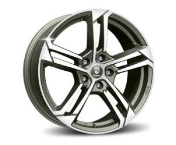 REDS TWIST GRAPHITE MATT POLISHED 7x17 7/17 ET42 CB72.3