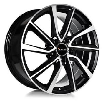 AVUS AC-518 BLACK POLISHED 7x17 7/17 ET50 CB63.4