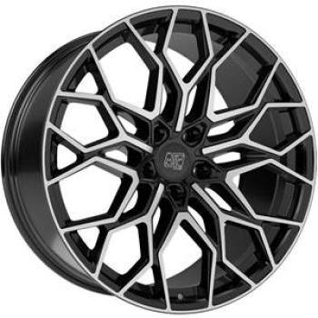 MSW 51 GLOSS BLACK FULL POLISHED 9x20 9/20 ET28 CB73.1