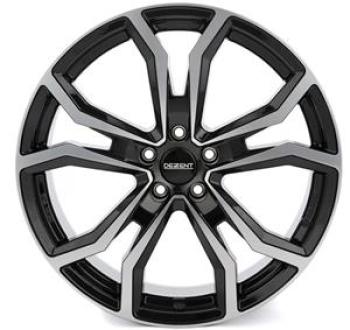 DEZENT TV DARK BLACK/POLISHED  5X 7x17 7/17 ET51 CB66.6