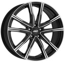 AEZ MONTREAL DARK BLACK/POLISHED 8x20 8/20 ET39 CB66.6