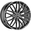 OZ RACING GRAN TURISMO HLT STAR GRAPHITE DIAMOND LIP  5X1 8.5x20 5/20 ET40 CB75