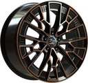 FONDMETAL 1972 BLACK CLEARCOAT MATT BRONZE MACHINED  5X112 9x21 9/21 ET38 CB66.6