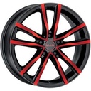 MAK MILANO BLACK AND RED 8x18 8/18 ET40 CB76