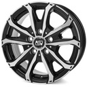 MSW 48 VAN GLOSS BLACK FULL POLISHED 7x16 7/16 ET46 CB65.1