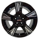 FONDMETAL PRO1 GLOSSY BLACK MACHINED  5X1 6.5x16 5/16 ET42 CB65.1