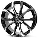 MSW 48 GLOSS BLACK FULL POLISHED 7,5X 7.5x17 5/17 ET45 CB73.1