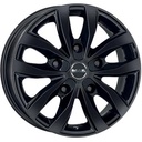 MAK LOAD 5 GLOSS BLACK 7x17 7/17 ET66 CB89.1