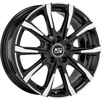 MSW 79 GLOSS BLACK FULL POLISHED 6,5X 6.5x16 5/16 ET32 CB66.1