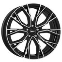 AEZ TORONTO DARK BLACK/POLISHED 8x19 8/19 ET42 CB63.4