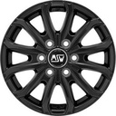 MSW 48 VAN 6 HOLES MATT BLACK 6,5X 6.5x16 5/16 ET50 CB74.5