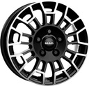 MAK NOMAD BLACK MIRROR 7x17 7/17 ET50 CB74.5