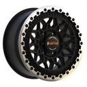 FONDMETAL BLUSTER MATT BLACK MACHINED LIP  6X139 8x18 8/18 ET50 CB95.1