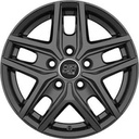 MSW 40 VAN GLOSS DARK GREY 6,5X 6.5x16 5/16 ET55 CB65.1
