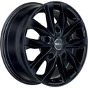 MAK LOAD 5 GLOSS BLACK 7x17 7/17 ET55 CB65.1