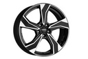 DEZENT KB DARK BLACK/POLISHED  5X 7x16 7/16 ET37 CB63.4