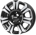 CMS C31 DIAMOND BLACK GLOSS 6,5X 6.5x16 5/16 ET60 CB65.1