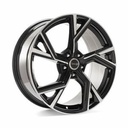 AVUS AF20 BLACK POLISHED 8x18 8/18 ET28 CB66.6