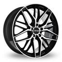 AVUS AF19 BLACK POLISHED 8x18 8/18 ET45 CB72.6