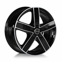 AVUS AC-V51 BLACK POLISHED 7x17 7/17 ET45 CB66.1