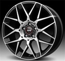 MOMO REVENGE EVO 2.0 MATT BLACK POLISHED 7x17 7/17 ET38 CB72.3