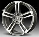 REDS TWIST GRAPHITE MATT POLISHED 4H 7x17 7/17 ET32 CB72.3