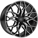 MSW 51 GLOSS BLACK FULL POLISHED 9x20 9/20 ET28 CB73.1