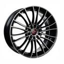 BARZETTA MAGNIFICO BLACK POLISHED 8x18 5/110 ET35 CB72.6