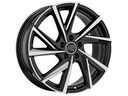 MSW 80-5 GLOSS BLACK FULL POLISHED 7x17 7/17 ET37 CB57.1