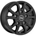 MSW 48 VAN MATT BLACK 7x17 7/17 ET55 CB65.1