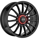 OZ RACING SUPERTURISMO EVOLUZIONE GLOSS BLACK + RED LETTERING  5X112 8x18 8/18 ET35 CB75