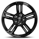 REDS TWIST GLOSSY BLACK 7x17 7/17 ET40 CB72.3
